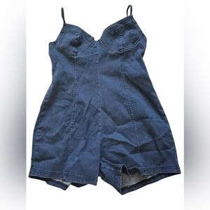Brand New denim Romper